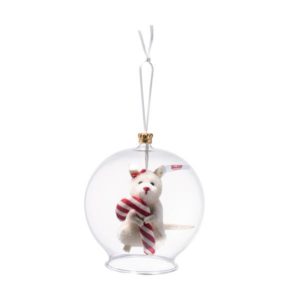 STEIFF MOUSE CANDY CANE ORNAMENT