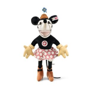 Steiff Disney Minnie Mouse Schmusetuch mit Knisterfolie 29 cm rosa/pink 290176 