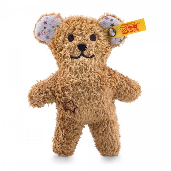 STEIFF MINI TEDDY BEAR WITH RUSTLING FOIL AND RATTLE