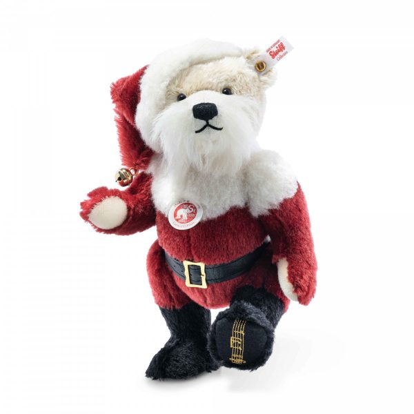 STEIFF SANTA CHRISTMAS TEDDY BEAR