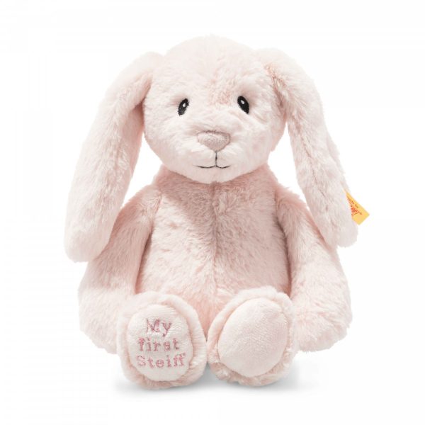 STEIFF "MY FIRST STEIFF" HOPPIE RABBIT -26cm - PINK
