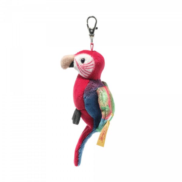 STEIFF MACAW PARROT - KEYRING ATTACHMENT